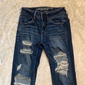 American Eagle Ripped Skinny Jeans